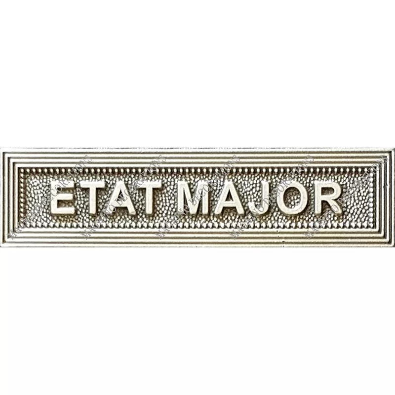 Agrafe ETAT-MAJOR ordonnance - 210199 - Achetez votre Agrafe ETAT-MAJOR ordonnance - Magnino Décorations - Vente de Médailles et