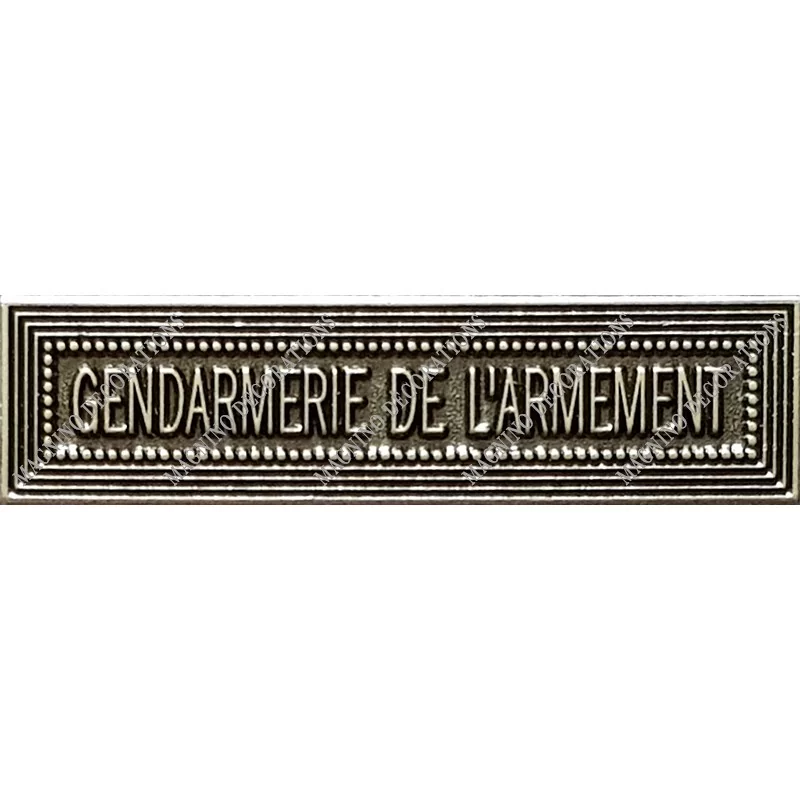 Agrafe GENDARMERIE DE L'ARMEMENT ordonnance - 210205 - Achetez votre Agrafe GENDARMERIE DE L'ARMEMENT ordonnance - Magnino Décor