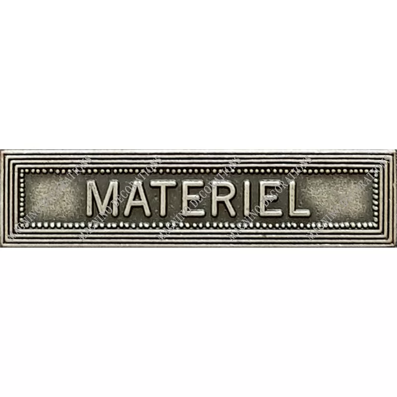 Agrafe MATERIEL ordonnance - 210056 - Achetez votre Agrafe MATERIEL ordonnance - Magnino Décorations - Vente de Médailles et Déc