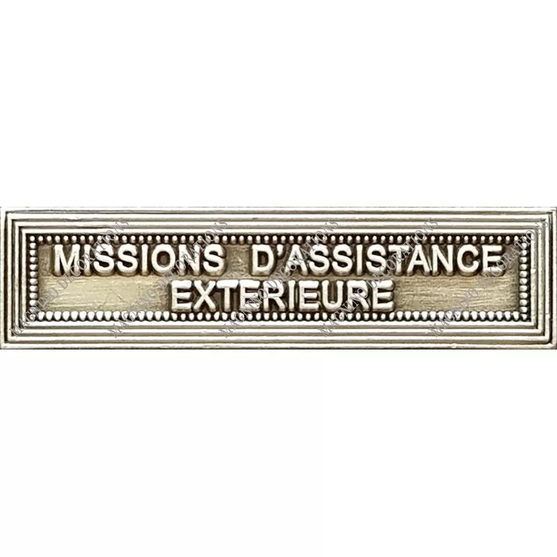 Agrafe MISSIONS D'ASSISTANCE EXTERIEURE ordonnance - 210061 - Achetez votre Agrafe MISSIONS D'ASSISTANCE EXTERIEURE ordonnance -