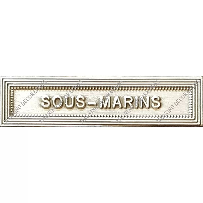 Agrafe SOUS-MARINS ordonnance - 210078 - Achetez votre Agrafe SOUS-MARINS ordonnance - Magnino Décorations - Vente de Médailles 