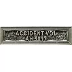 Agrafe ACCIDENT VOL AH 5017 classe Argent ordonnance - 210402 - Achetez votre Agrafe ACCIDENT VOL AH 5017 classe Argent ordonnan