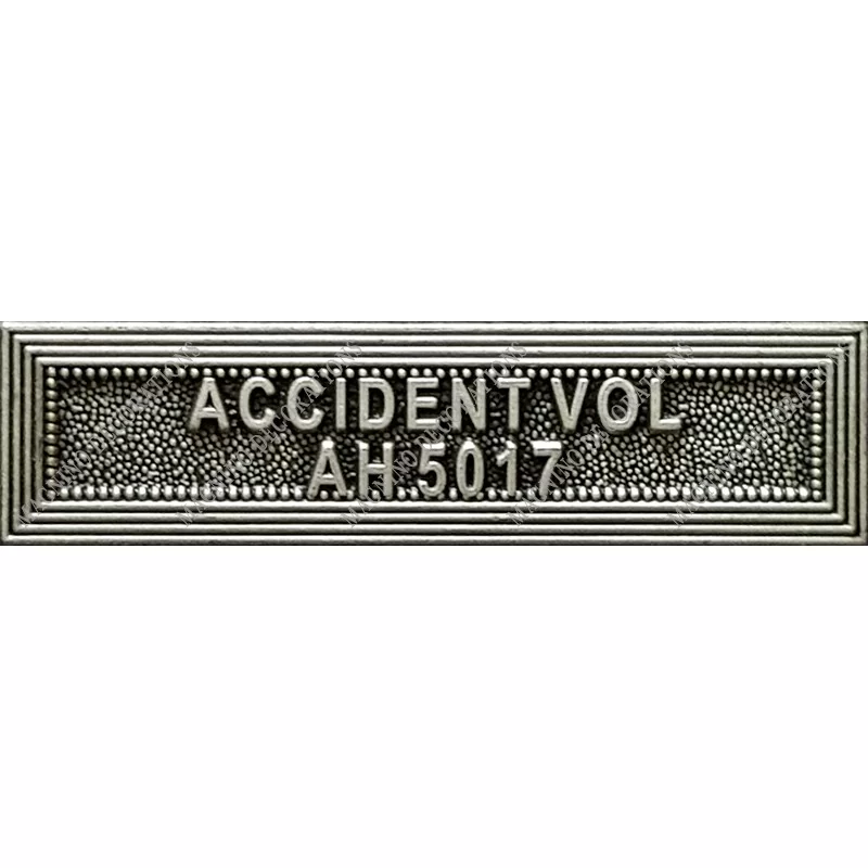 Agrafe ACCIDENT VOL AH 5017 classe Argent ordonnance - 210402 - Achetez votre Agrafe ACCIDENT VOL AH 5017 classe Argent ordonnan