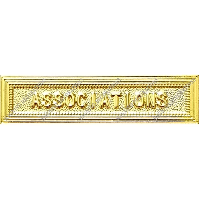 Agrafe ASSOCIATION classe Or ordonnance - 210316 - Achetez votre Agrafe ASSOCIATION classe Or ordonnance - Magnino Décorations -