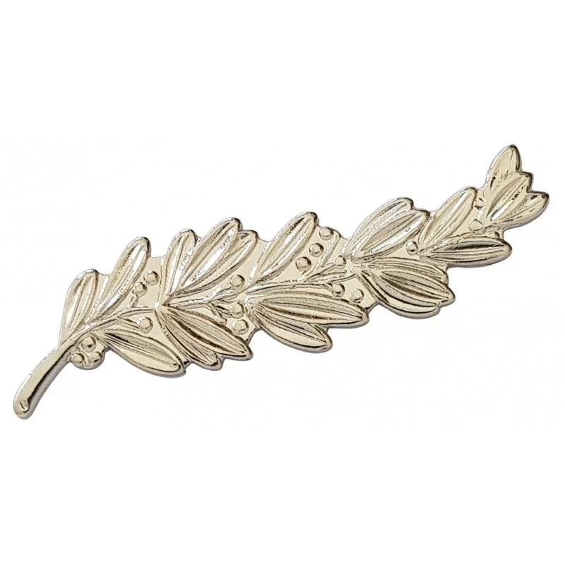 APPLIQUE PALME ARGENT ORDONNANCE - 210108 - Achetez votre APPLIQUE PALME ARGENT ORDONNANCE - Magnino Décorations - Vente de Méda