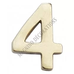 APPLIQUE NUMERO 4 ARGENT POUR MEDAILLE ORDONNANCE - 210117 - Achetez votre APPLIQUE NUMERO 4 ARGENT POUR MEDAILLE ORDONNANCE - M