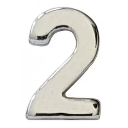 APPLIQUE NUMERO 2 ARGENT POUR BARETTE DIXMUDE - 220115 - Achetez votre APPLIQUE NUMERO 2 ARGENT POUR BARETTE DIXMUDE - Magnino D