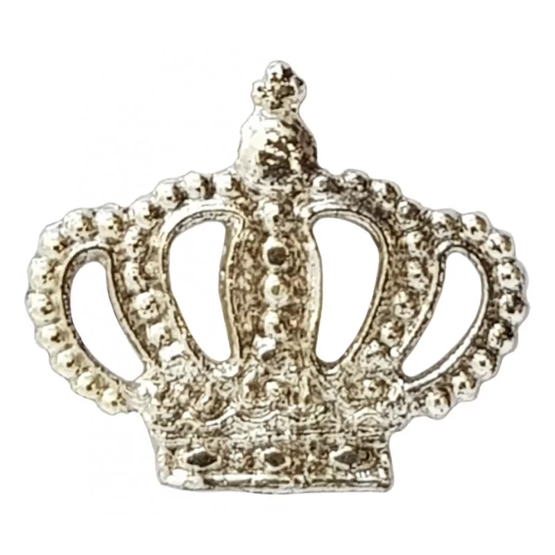 APPLIQUE COURONNE ARGENT POUR BARETTE DIXMUDE - - Achetez votre APPLIQUE COURONNE ARGENT POUR BARETTE DIXMUDE - Magnino Décorat