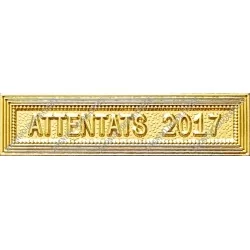 Agrafe ATTENTATS 2017 classe Or ordonnance - 210478 - Achetez votre Agrafe ATTENTATS 2017 classe Or ordonnance - Magnino Décorat