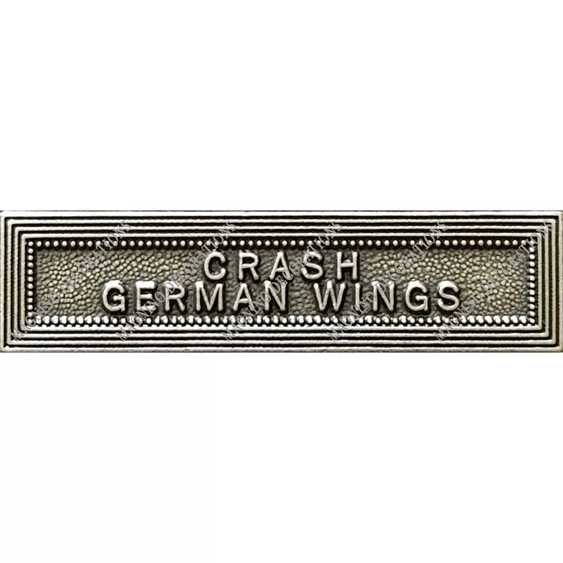 Agrafe CRASH GERMAN WINGS classe Argent ordonnance - 210464 - Achetez votre Agrafe CRASH GERMAN WINGS classe Argent ordonnance -