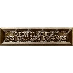 Agrafe DIRECTION GENERALE DES ETRANGERS EN FRANCE classe Bronze ordonnance - 210460 - Achetez votre Agrafe DIRECTION GENERALE DE