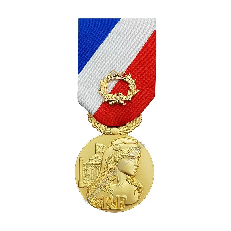 Médaille de la SECURITE INTERIEURE Classe Or Ordonnance - 110609 - Achetez votre Médaille de la SECURITE INTERIEURE Classe Or Or