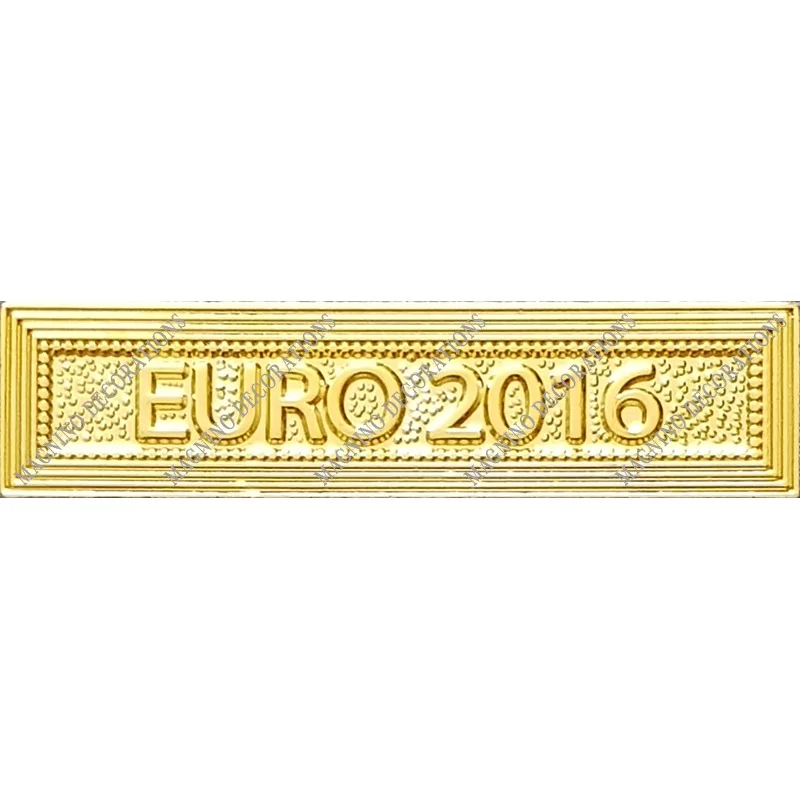 Agrafe EURO 2016 classe Or ordonnance - 210387 - Achetez votre Agrafe EURO 2016 classe Or ordonnance - Magnino Décorations - Ven