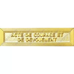 Agrafe ACTE DE COURAGE ET DE DEVOUEMENT classe Or ordonnance - 210350 - Achetez votre Agrafe ACTE DE COURAGE ET DE DEVOUEMENT cl