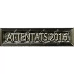 Agrafe ATTENTATS 2016 classe Argent ordonnance - 210405 - Achetez votre Agrafe ATTENTATS 2016 classe Argent ordonnance - Magnino