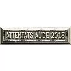 Agrafe ATTENTATS AUDE 2018 classe Argent ordonnance - 210489 - Achetez votre Agrafe ATTENTATS AUDE 2018 classe Argent ordonnance