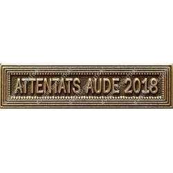 Agrafe ATTENTATS AUDE 2018 classe Bronze ordonnance - 210488 - Achetez votre Agrafe ATTENTATS AUDE 2018 classe Bronze ordonnance