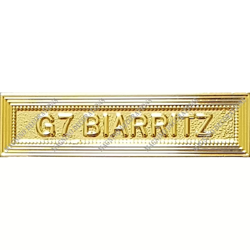 Agrafe G 7 BIARRITZ classe Or ordonnance - 210523 - Achetez votre Agrafe G 7 BIARRITZ classe Or ordonnance - Magnino Décorations