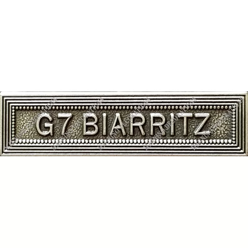 Agrafe G 7 BIARRITZ classe Argent ordonnance - 210522 - Achetez votre Agrafe G 7 BIARRITZ classe Argent ordonnance - Magnino Déc