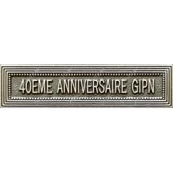 Agrafe 40 ANNIVERSAIRE GIPN classe Argent ordonnance - 210425 - Achetez votre Agrafe 40 ANNIVERSAIRE GIPN classe Argent ordonnan