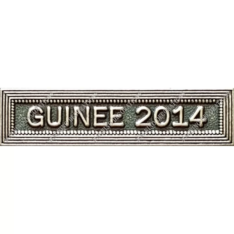 Agrafe GUINEE 2014 classe Argent ordonnance - 210416 - Achetez votre Agrafe GUINEE 2014 classe Argent ordonnance - Magnino Décor