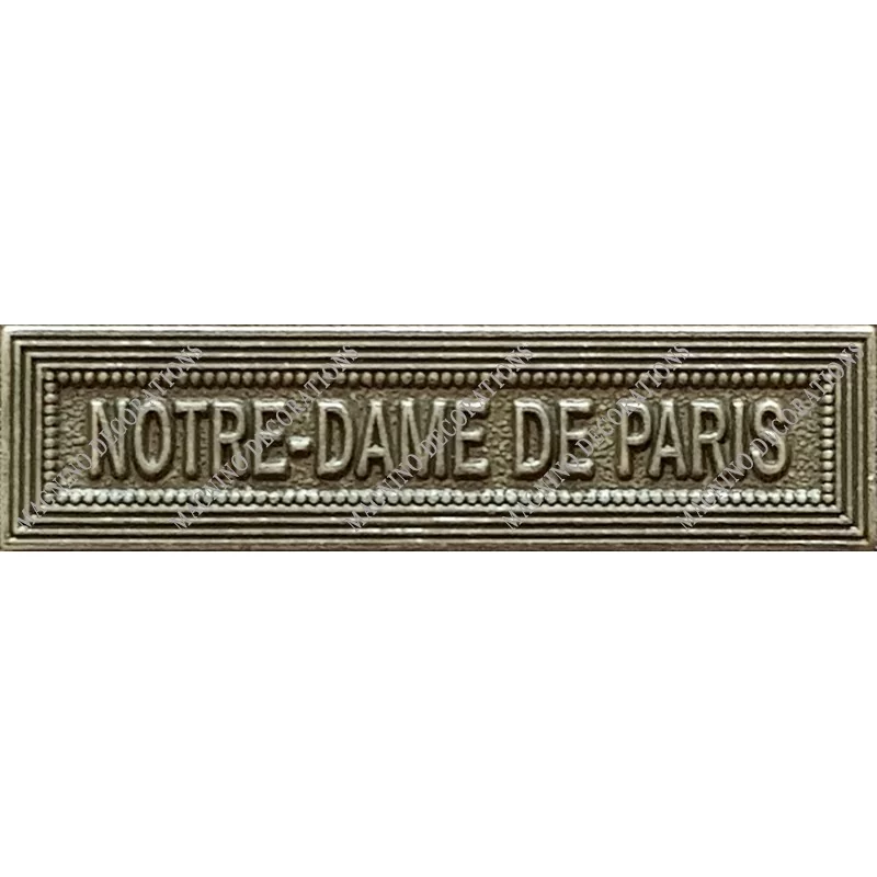 Agrafe NOTRE DAME DE PARIS classe Argent ordonnance - 210504 - Achetez votre Agrafe NOTRE DAME DE PARIS classe Argent ordonnance