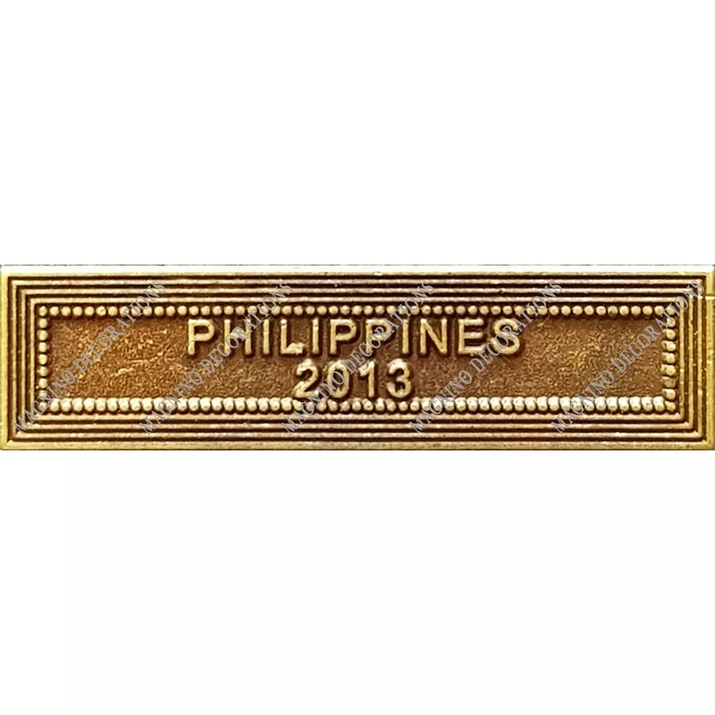 Agrafe PHILIPPINES 2013 classe Bronze ordonnance - 210430 - Achetez votre Agrafe PHILIPPINES 2013 classe Bronze ordonnance - Mag