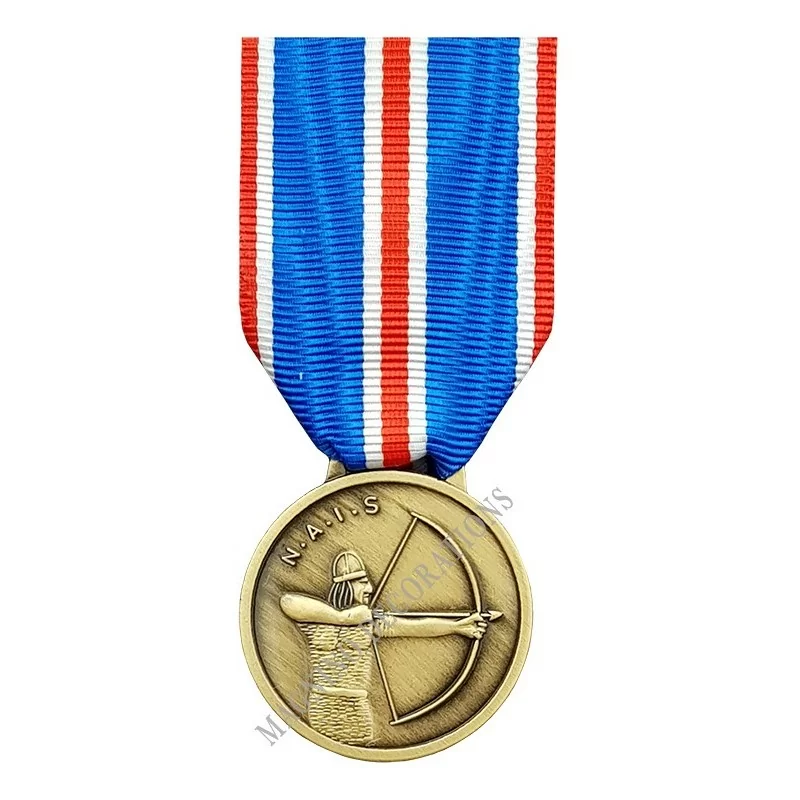 MEDAILLE NAIS CLASSE BRONZE (TIR NORVEGIEN) AVERS