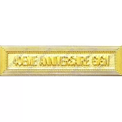 Agrafe 40 ANNIVERSAIRE GIGN classe Or ordonnance - 210423 - Achetez votre Agrafe 40 ANNIVERSAIRE GIGN classe Or ordonnance - Mag