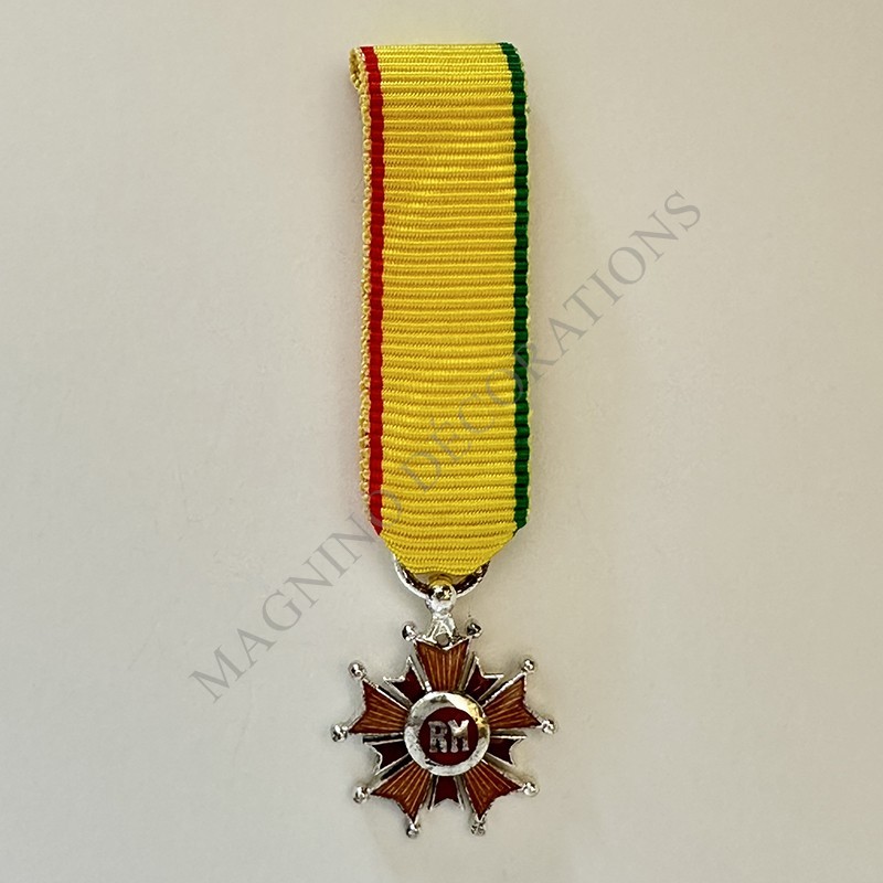 ORDRE NATIONAL DU MALI CHEVALIER REDUCTION AVERS