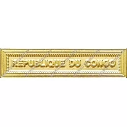 Agrafe REPUBLIQUE DU CONGO ordonnance - 210096 - Achetez votre Agrafe REPUBLIQUE DU CONGO ordonnance - Magnino Décorations - Ven