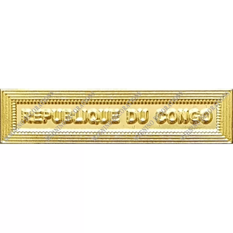 Agrafe REPUBLIQUE DU CONGO ordonnance - 210096 - Achetez votre Agrafe REPUBLIQUE DU CONGO ordonnance - Magnino Décorations - Ven