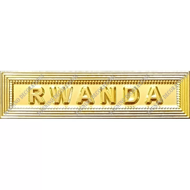 Agrafe RWANDA ordonnance - 210070 - Achetez votre Agrafe RWANDA ordonnance - Magnino Décorations - Vente de Médailles et Décorat