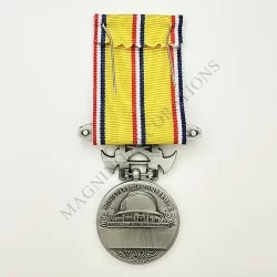 MEDAILLE D'HONNEUR DES SAPEURS POMPIERS 20 ANS D'ANCIENNETE REVERS