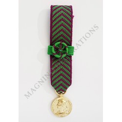 Médaille d'honneur de l'administration pénitentiaire classe or réduction
