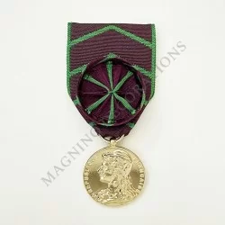 Médaille d'honneur de la protection judiciaire de la jeunesse classe or avers