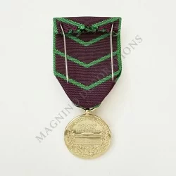 Médaille d'honneur de la protection judiciaire de la jeunesse classe or revers