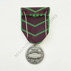 Médaille d'honneur de la protection judiciaire de la jeunesse classe argent revers