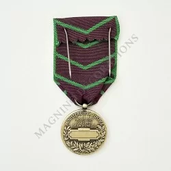 Médaille d'honneur de la protection judiciaire de la jeunesse classe bronze revers