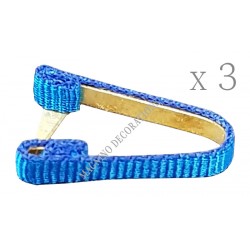 Lot de 3 fixe ruban de boutonnière de 2 mm de large