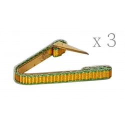 Lot de 3 fixe ruban de boutonnière, médaille militaire