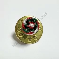 Rosette ordre national de Madagascar officier ø 6 mm sur pin's