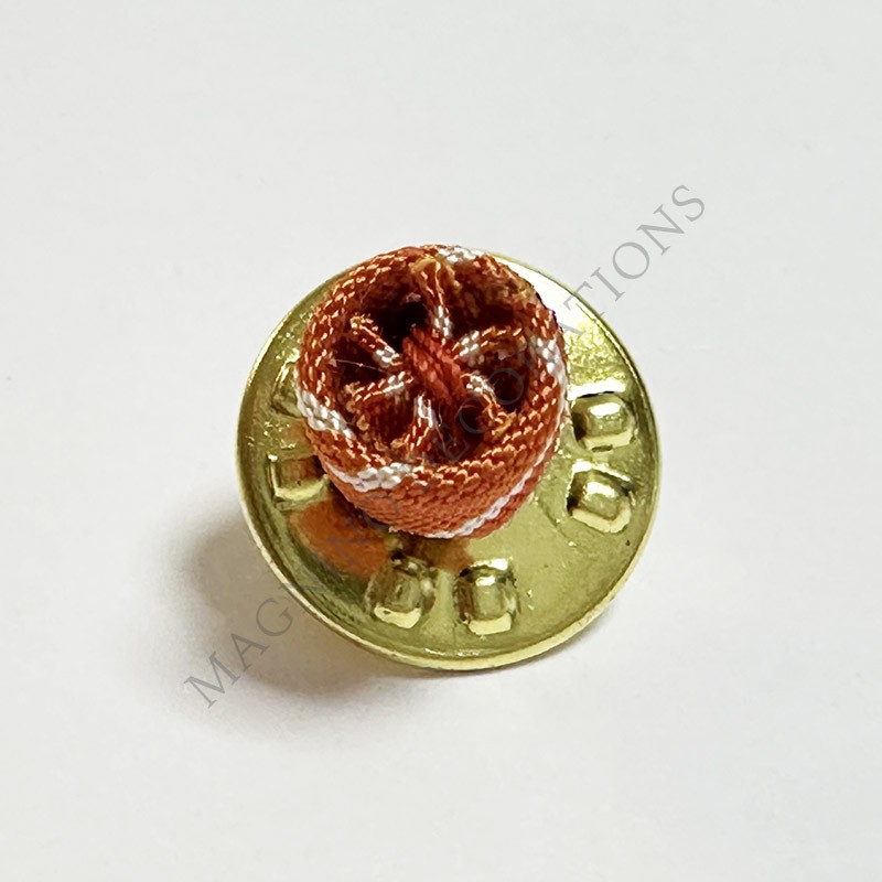 Rosette de boutonnière officier de l'ordre du Ouissam Alaouite du Maroc sur pin's