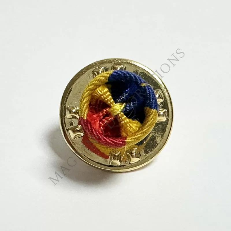 Rosette officier de l'ordre du mérite civique du Tchad sur pin's