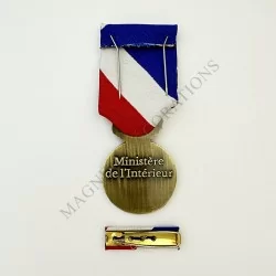 PACK VIOLENCES URBAINES DE LA MEDAILLE DE LA SECURITE INTERIEURES CLASSE BRONZE REVERS