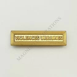 AGRAFE VIOLENCES URBAINES CLASSE OR ORDONNANCE