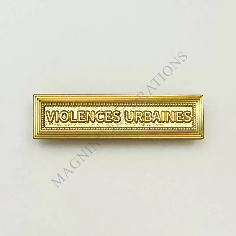 AGRAFE VIOLENCES URBAINES CLASSE OR ORDONNANCE
