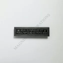 AGRAFE JEUX OLYMPIQUES ET PARALYMPIQUES DE PARIS 2024 ARGENT