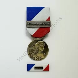 PACK MEDAILLE DE LA SECURITE INTERIEURE GENDARMERIE NATIONALE CLASSE BRONZE