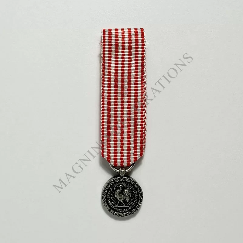 Commémorative de la campagne d'Italie 1943/1944 réduction avers